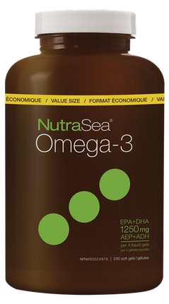 Gélules NutraSea Oméga-3 | 240 gélules molles