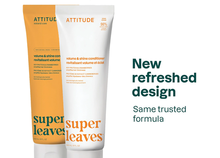 Attitude - Volume & Shine Conditioner, Soy Protein & Cranberries | 240 mL