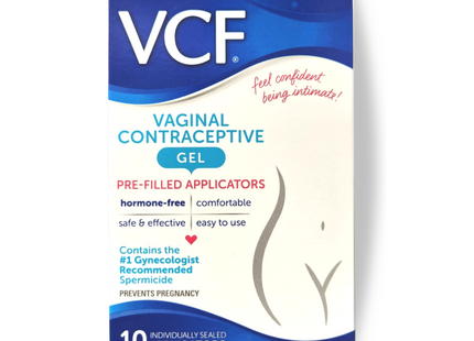 VCF - Vaginal Contraceptive Gel Pre-Filled Applicators | 2.55g x 10