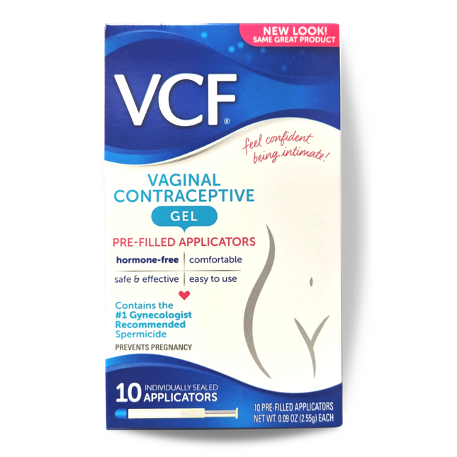 VCF - Applicateurs préremplis de gel contraceptif vaginal | 2,55gx10