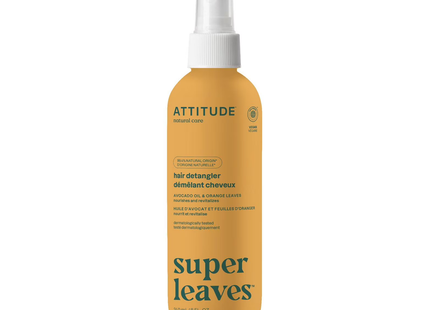 Attitude - Démêlant capillaire, huile d'avocat et feuilles d'oranger | 240 ml