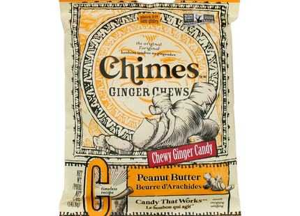 Chimes Ginger Chews - Peanut Butter | 141.8 g