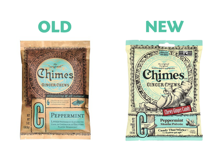 Chimes Ginger Chews - Peppermint | 141.8 g
