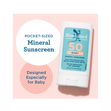 Blue Lizard - Stick solaire bébé FPS 50 | 14 g