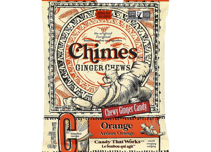 Chimes Ginger Chews - Orange | 141.8 g