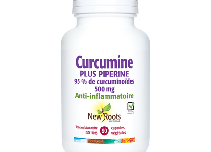 New Roots - Curcumine Plus Pipérine 95% Curcuminoïdes 500 mg | 90 gélules