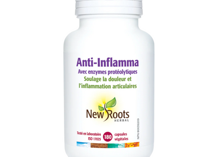 New Roots - Anti-Inflamma With Proteolytic Enzymes | 180 capsules