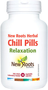 New Roots - Herbal Chill Pills - for Relaxation | 30 Vegetable Capsules