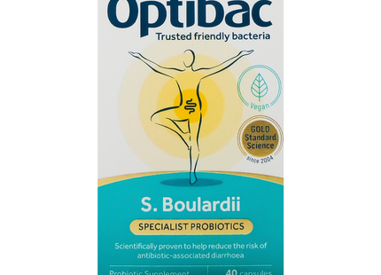 Optibac - S.Boulardii Supplément Probiotique | 40 Gélules