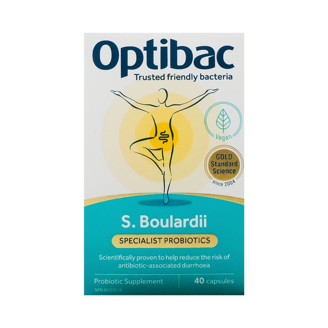 Optibac - S.Boulardii Supplément Probiotique | 40 Gélules