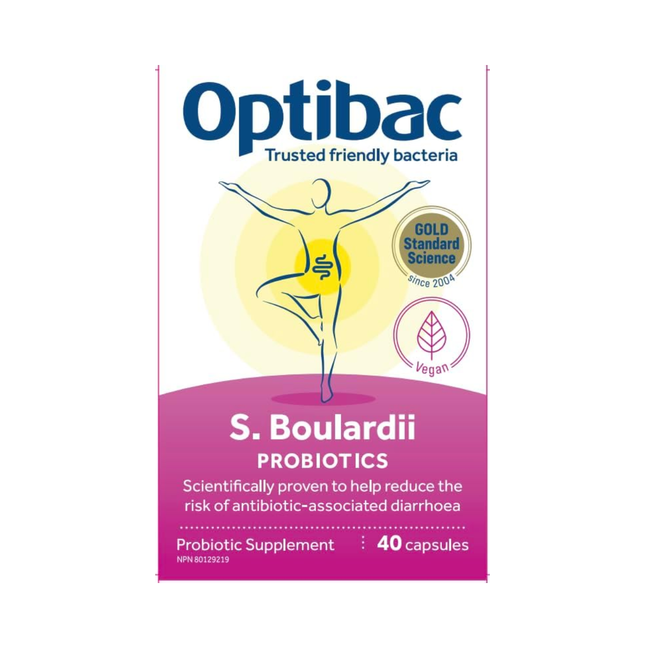 Optibac - S.Boulardii Probiotics, Probiotic Supplement | 40 Capsules