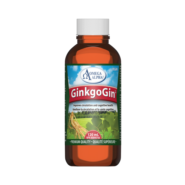 Omega Alpha -  GinkgoGin Natural Flavor | 120 mL