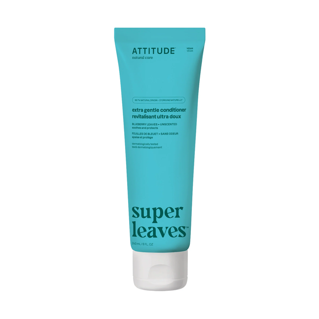 Attitude - Après-shampoing extra doux aux feuilles de bleuet, non parfumé | 240 ml