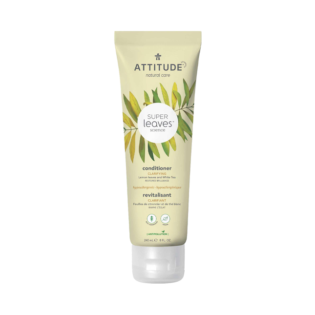 Attitude - Après-shampoing hypoallergénique, feuilles de citron et thé blanc | 240 ml