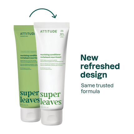 Attitude - Nourishing Conditioner, Grape Seed Oil & Olive Leaves | 240 mL