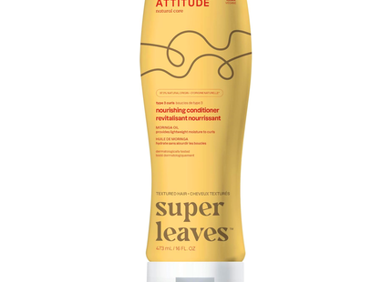Attitude - Après-shampoing nourrissant pour boucles de type 3, huile de moringa | 473 ml