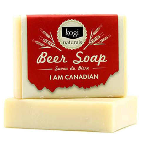 Kogi Naturals - Barre de savon à la bière - Je suis canadien | 100g