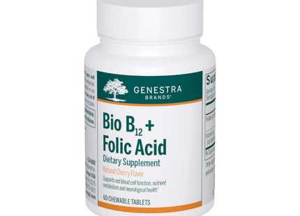 Genestra - Bio B12 + Folic Acid | 60 Tablets 