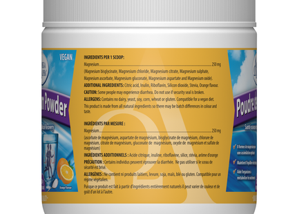 Omega Alpha -  Magnesium Powder Orange Flav | 250 g