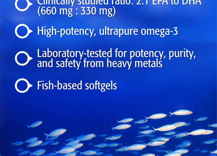 New Roots - Wild Omega 3, EPA 660 mg DHA 330 mg | 60 Softgels