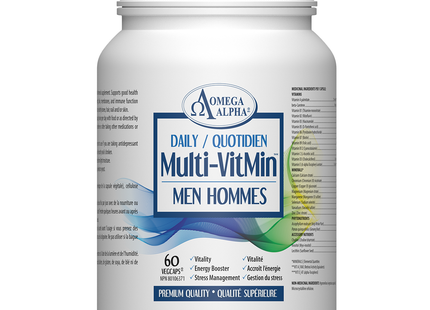 Omega Alpha - Daily Multi-VitMin - Men | 60 Veg Caps