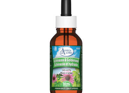 Omega Alpha -  Echinacea & Goldenseal Natural Flavor | 50 mL