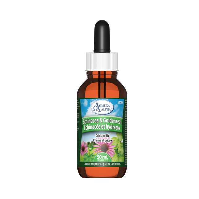 Omega Alpha -  Echinacea & Goldenseal Natural Flavor | 50 mL