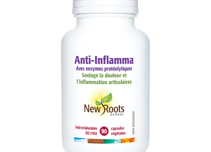 New Roots - Anti-Inflamma With Proteolytic Enzymes | 90 capsules