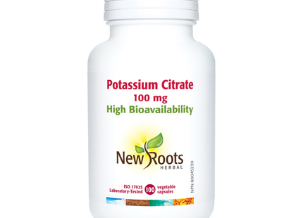 New Roots - Citrate de potassium 100 mg | 100 gélules