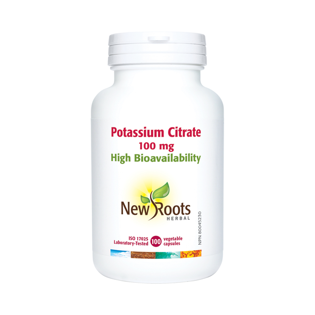 New Roots - Citrate de potassium 100 mg | 100 gélules