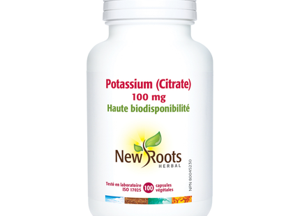 New Roots - Citrate de potassium 100 mg | 100 gélules