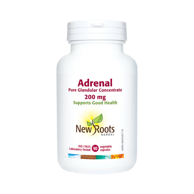 New Roots - Adrenal Pure Glandular Concentrate 200 mg | 90 capsules