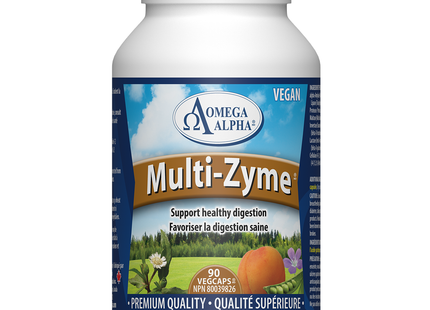 Omega Alpha - Multi-Zyme Support Healthy Digestion | 90 VegCaps