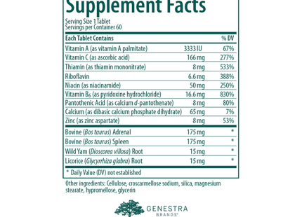 Genestra - TAD+ | 60 Tablets 