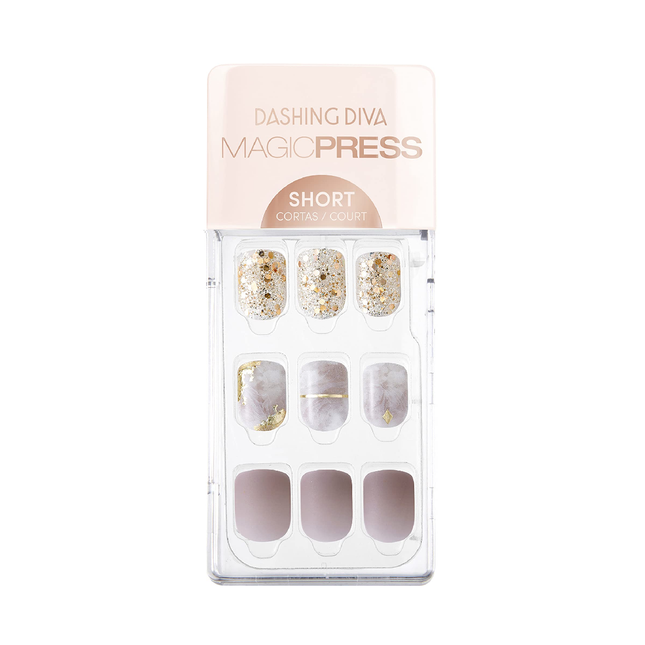 *Dashing Diva - Magic Press - Ongles courts - Champ magnétique PO170 | 30 clous