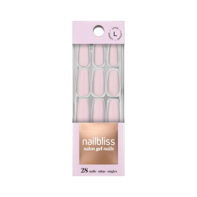 Nailbliss - Ongles en gel de salon - C'est une fille NGC 01 | 28 clous