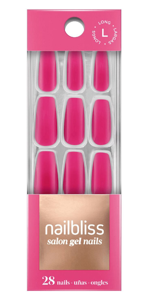 Nailbliss - Salon Gel Nails - Long - Watermelon Crush GNC02 | 28 Nails