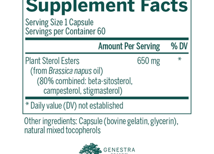 Genestra - Col-Sterol | 60 Softgels 