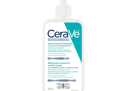 CeraVe - Acne Control Cleanser 2% Salicylic Acid | 355 mL