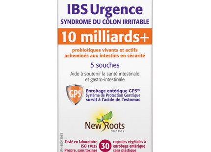 New Roots - IBS Urgence Syndrome du côlon irritable | 30 capsules