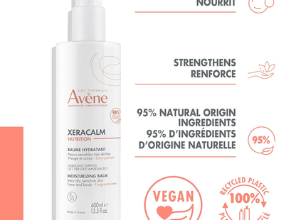 AVENE XERACALM BAUME NUTRITION HYDRATANT 400ML