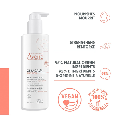 Avène - XeraCalm Baume Hydratant Peaux Sensibles | 400 mL