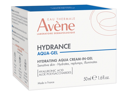 Avène - Hydrating Aqua Cream-in-Gel with Hyaluronic Acid for Sensitive Skin | 50 mL