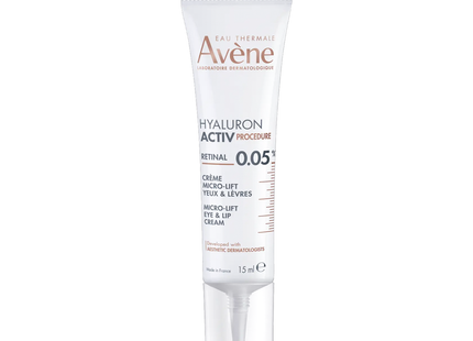 Avène - Hyaluron Activ Procedure Retinal 0.05% Micro-Lift Eye & Lip Cream | 15 mL