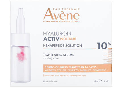 Avène - Hyaluron Activ Procedure Hexapeptide Solution Tightening Serum | 18 mL + 2 mL