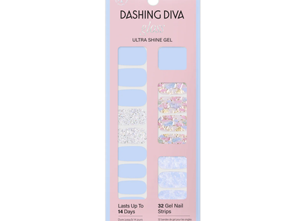 Dashing Diva - Palette de gels ultra brillants | 32 bandes d'ongles en gel