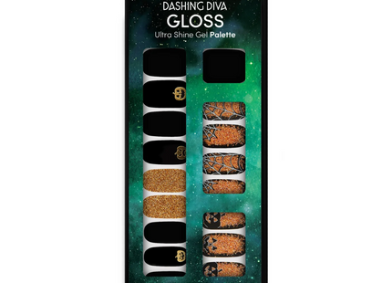 Dashing Diva - Gloss Ultra Shine Gel Palette - GS265 Twisted Nightmare | 32 Gel Nail Strips