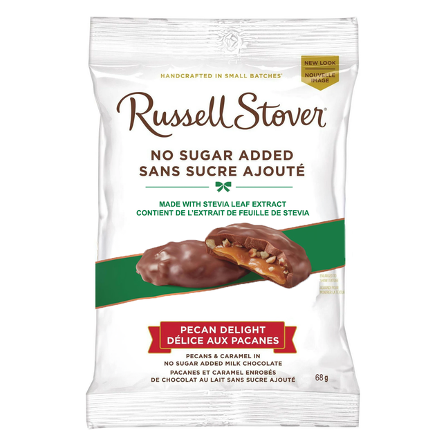 Russell Stover No Sugar Added - Pecan Delight | 68 g