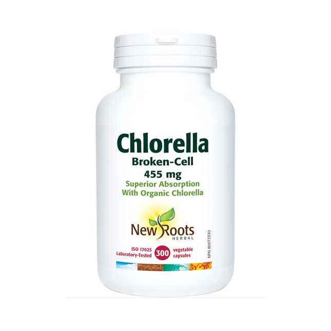 New Roots - Chlorella Broken-Cell 455 mg | 300 capsules