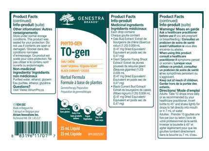 Genestra - TO-gen | 15 mL 